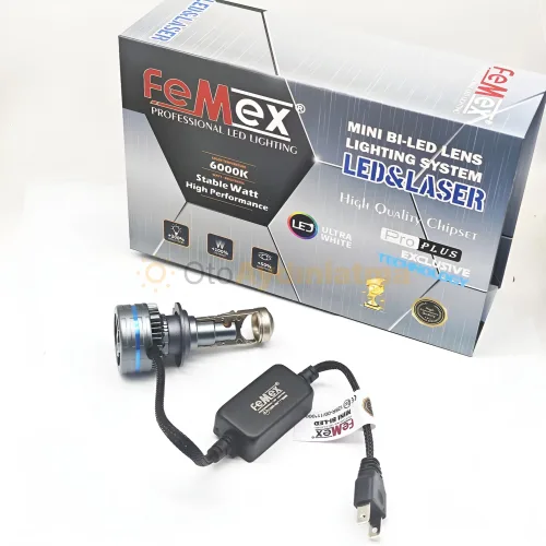 Audi A8 D3.5 led kısa far ampulü - Femex Pro Plus Mercekli H7 LED Xenon 25000 Lümen Mini Bi-LED
