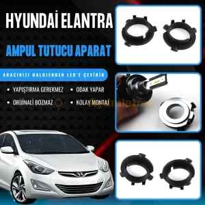 Hyundai Elantra Kısa Far LED Ampul Sabitleme Aparatı - OtoLED