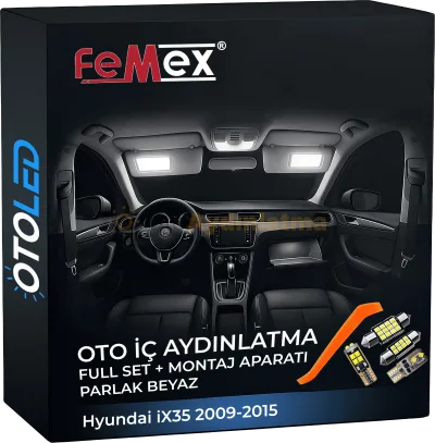Hyundai İX35 Makyajlı i̇ç aydınlatma seti led ampulü