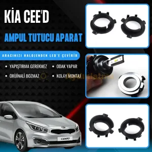 Kia Ceed 2 led ampul sabitleme aparatı - Kia Ceed Kısa Far LED Ampul Sabitleme Aparatı