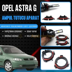 Opel Astra G Kısa Far LED Ampul Sabitleme Aparatı - OtoLED