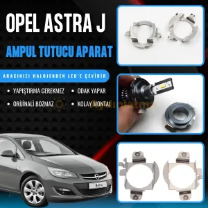Opel Astra J Kısa ve Uzun Far LED Ampul Sabitleme Aparatı - OtoLED