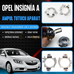 Opel Insignia A led ampul sabitleme aparatı - Opel İnsignia A Kısa Far LED Ampul Sabitleme Aparatı