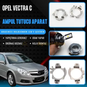 Opel Vectra C Kısa Far LED Ampul Sabitleme Aparatı - OtoLED