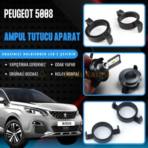 Peugeot 5008 Kısa Far LED Ampul Sabitleme Aparatı - OtoLED