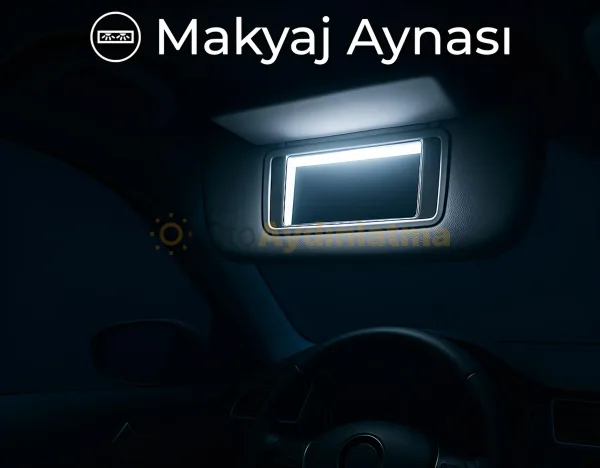 Audi A4 B7 Makyaj Aynası Aydınlatma LED ampul kategorisi