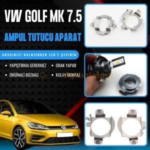Volkswagen Golf 7.5 led ampul sabitleme aparatı - Volkswagen Golf 7.5 Kısa Far LED Ampul Sabitleme Aparatı
